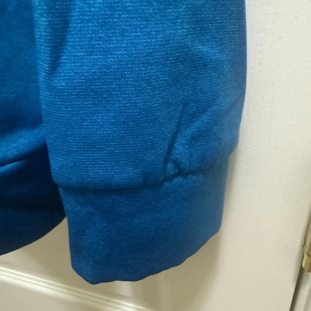 The North Face Bright Blue Pullover Hoodie with Logo